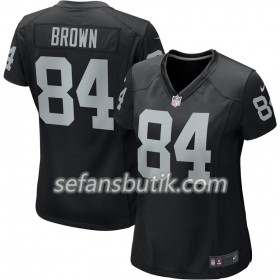 Oakland Raiders Tröjor Antonio Brown 84 Nike Svart - Dame
